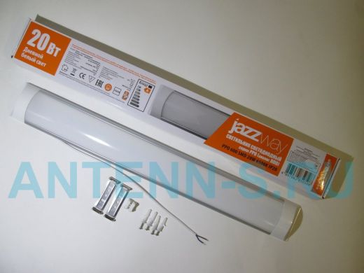 JazzWay LED-cветильник накладной PPO 600 SMD 20W 6500K  , 1630 Лм, алюминевый корпус, цвет: белый, к