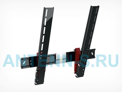 Кронштейн HOLDER LCDS-5084 черный глянец, 37"-55" (94-140 см), наклонный, нагрузка до 35 кг