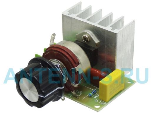 Регулятор мощности переменного тока: AC 50-220V, P=3000W с радиатором  