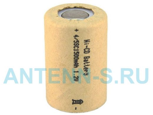 Аккумуляторы для шуруповерта 4/5SC 1500мАч 1,2 В Орбита Ni-Cd (цена за 1шт)