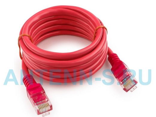 Патч-корд Cablexpert PP12-2M/RO кат.5e, 2м, UTP литой, многожильный (розовый) PP12-2M/RO