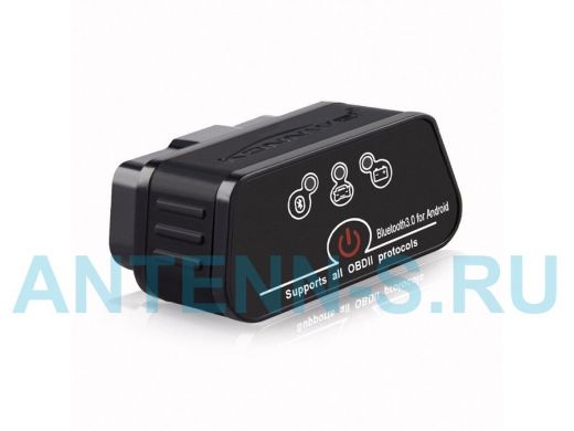 Автосканер OBD KONNWEI KW-901 (OBD2, V2.1, Bluetooth) беспроводная диагностика автомобиля смартфоном