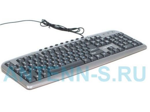 Клавиатура проводная Nakatomi KN-11U, Multimedia Navigator, USB, серая