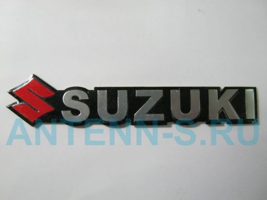 Наклейка SUZUKI 14,5x3 см на двухстороннем скотче №40