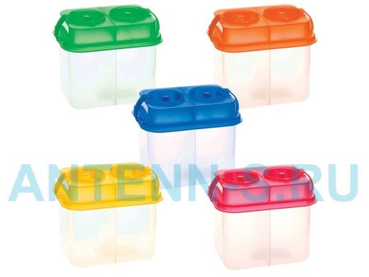 Стакан-непроливайка "BR-102378"  "Премиум", двойной, с крышкой, ассорти, прозрачный