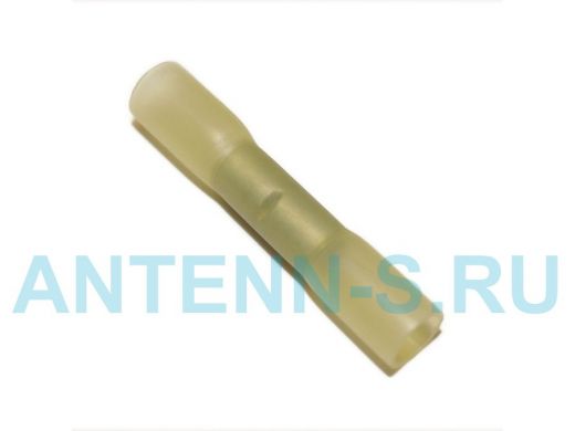 Соединит. гильза термоусадочная жёлтая, (BHT) 4-6 мм2 (d2 -3,4мм, L -36мм)  108116