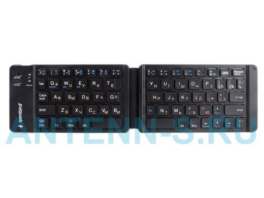 Беспроводная клавиатура Gembird KBW-6, 67кн., Bluetooth, складная, ультра тонкая