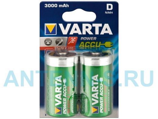 Аккумулятор 3000 mAh HR20  Varta  D Ready2Use BL-2