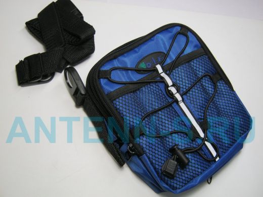 BB1508/2  Сумка для СD - плеера и 8 дисков , синего/черного цвета с сеткой