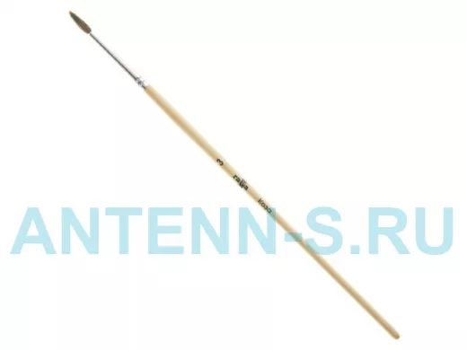 Кисть коза "BR-102458" (1 штука), круглая, №3, 280618.02.003