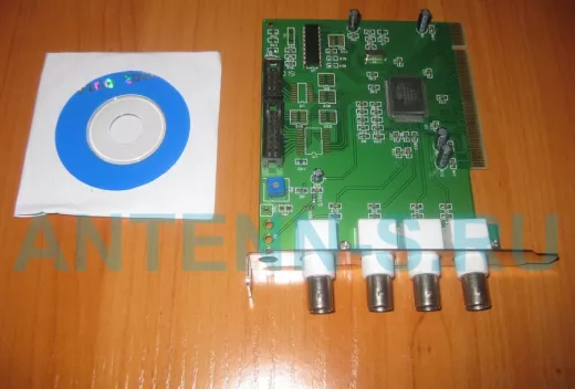 Видеоквадратор SKY-104 к компьютеру  на 4 камеры