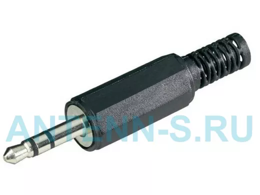 Штекер 2,5мм стерео (пластм.)