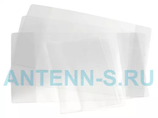 Обложка ПВХ для тетради и дневника "BR-102836", 110 мкм, 212х350 мм, прозрачная, 15.14