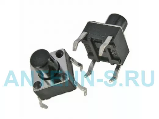 KAN0610-0731B 6x6x7 mm SWT-6 Тактовые кнопки