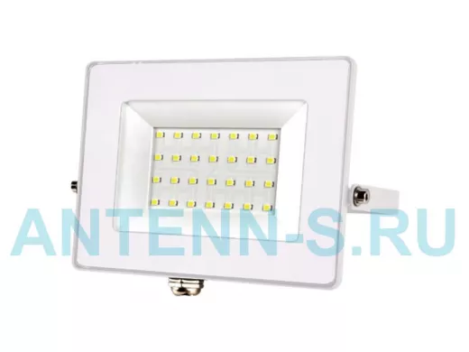 Прожектор светодиодный  30W, Smartbuy-30W/6500K/IP65 (SBL-FLWhite-30-65K) SMD White