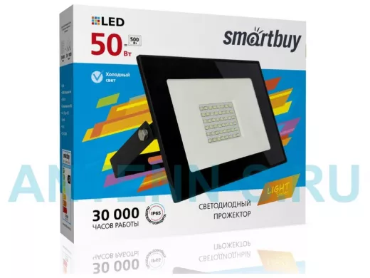 Прожектор светодиодный  50W, Smartbuy-50W/6500K/IP65 (SBL-FLLight-50-65K) FL SMD LIGHT