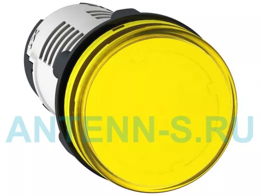 СИГНАЛЬНАЯ ЛАМПА  XB7EV05MP  22ММ 230В ЖЁЛТАЯ "SCHNEIDER ELECTRIC"
