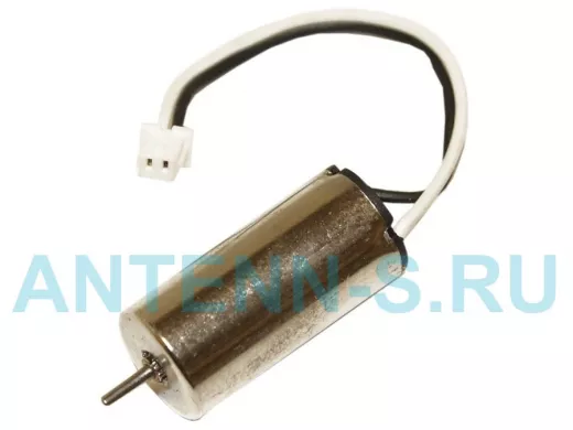 Двигатель 3,7V RC1020BW (L/Dдвиг=20/10mm, L/Dвала=6,0/1,0mm, 40000об/м, 0,1А, выв.чёр/бел.) для авиа