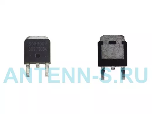 Транзистор 60R900P (MMD60R900P) (TO252) импортный  (MOS-FET/IGBT) полевой, подходит для замены 60R60