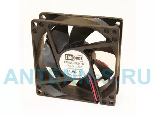 Вентилятор  +24В;   80х80х25мм;  0,15А "FD8025S24H"  (втулка, 3500об/мин)