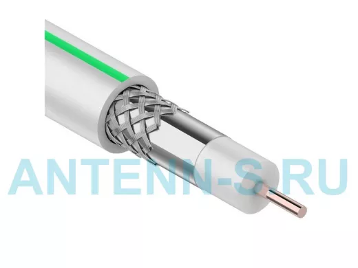 MARS HD,  кабель  75 Ohm, 100м., белый  REXANT