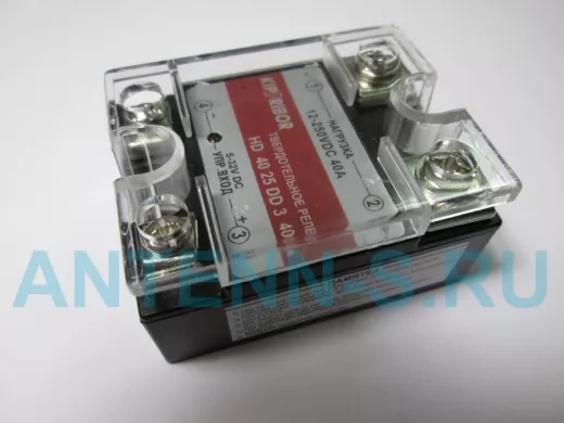 Твёрдотельное реле HD 40 25 DD3 40A  12...250В 40А ПОСТОЯН.;  упр. от постоянного напряжения 5...32В