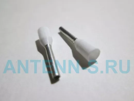 Наконечники штыревые втулочные изолированные IKY 0,75/8 (500шт) "KLEMSAN",арт.570020 (за шт.)