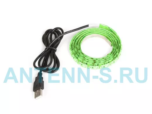 Огонек OG-LDL09 Зеленая светодиодная лента 1м (USB)