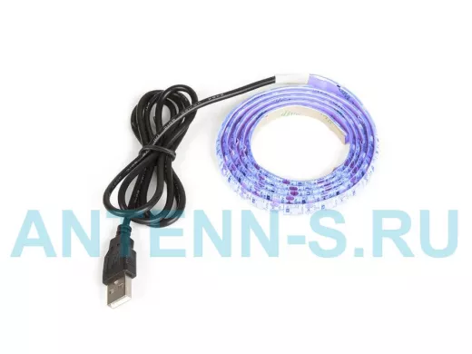 Огонек OG-LDL09 Синяя светодиодная лента 1м (USB)
