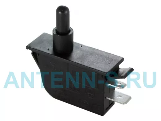 Перекл-Кнопка  KDN-101 прямоуг. (37x15х19мм) без фикс. вертик. 2 выв. (220В/2А)