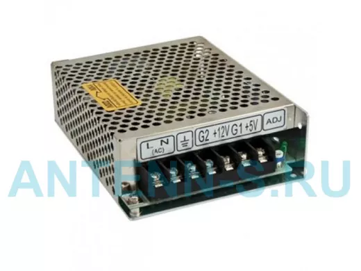 Блок питания  12 Вольт    500мA   "BP-130424" SKS-40  +5V, +12V Импульсные