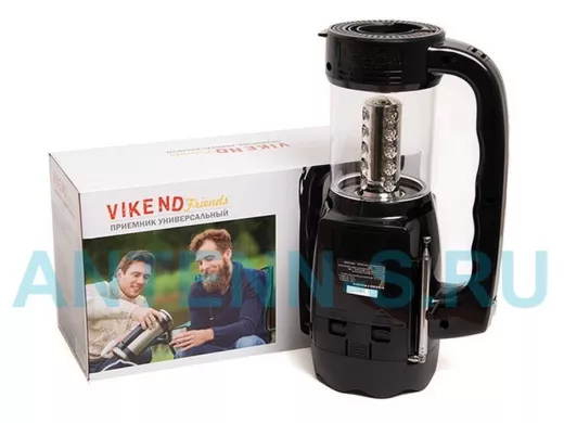 Радиоприемник "VIKEND FRIENDS" "RPR-13109", бат. 4*R20 , 220V, акб 1200мА/ч, USB, SD, 2 светод.фон.