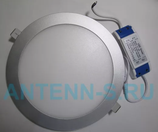 Светильник светодиодный TDM СВО "Даунлайт" хром 12 ВТ 3000К ультратонкий встраиваемый