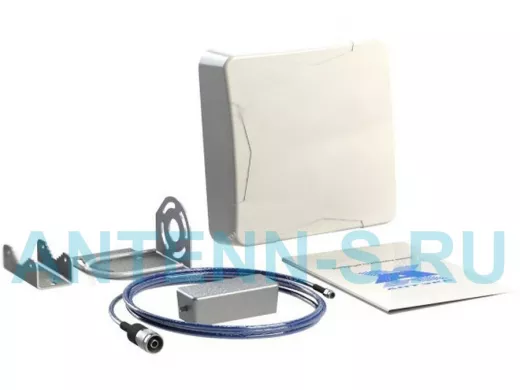 Антенный комплект 800 4G,900 GSM,1800 4G,2100 3G,2600 4G  №7 эконом  (NITSA-5F+адаптер AXA-3000) 1хF