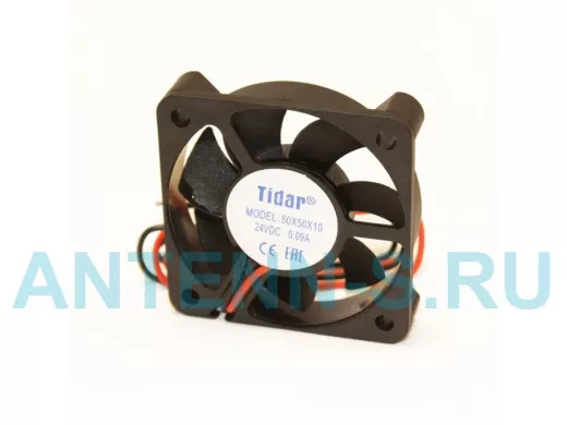 Вентилятор  +24В;   50х50х10мм;   0,09А 5010HS (втулка скольжения, 6200об/мин), 83041
