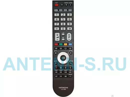 Телевиз. пульт  Hitachi CLE-999 = 993, 994 "PLT-141571" (TV-LED)