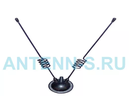 Автомобильная декоративная антенна "FIX-300P" BLACK на липучке