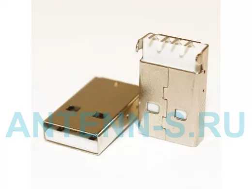 Разъём компьют: штекер USB-A на плату, тип 1