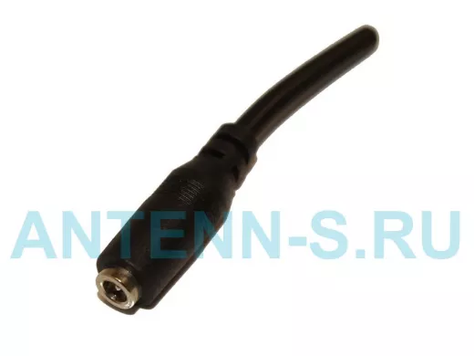 Гнездо питания 1,3 х 3,5 мм пластик с кабелем 5см, 3-155