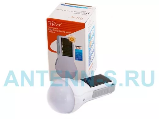 Солнечная минисистема HH-8819(лампа со встроен.солн. пан,сручк,АКБ1000мА/ч,свечение до 5ч,6В/220В)