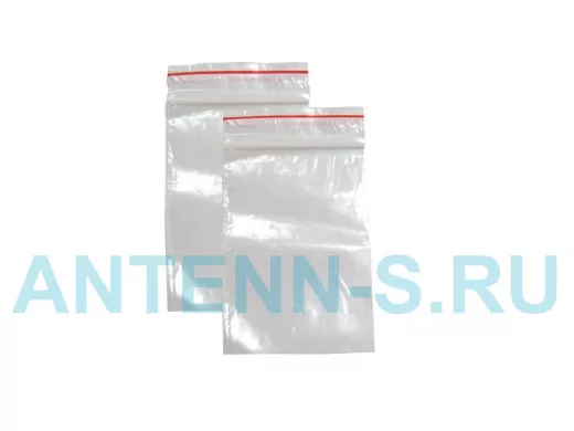 Пакет с защёлкой (замком)   50х70мм "PKT-16690" грипперы с застёжкой Zip-Lock 100шт цена за 1шт