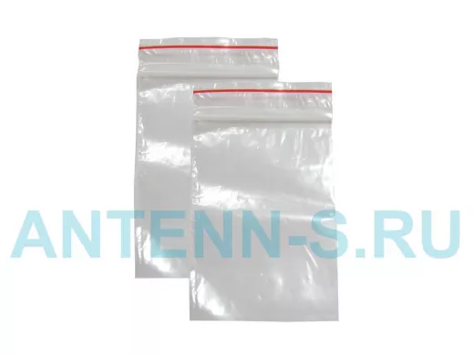 Пакет с защёлкой (замком)   60х80мм "PKT-16691", грипперы с застёжкой Zip-Lock (100шт) (цена за 1шт)