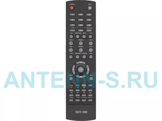 Пульт для Supra SDT-100 ic dvb-t2  цифровых ресиверов