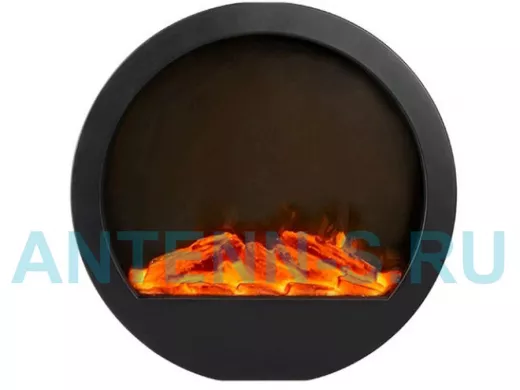 Светильник ФАZA  FL-D36USB (светильник-камин,- 3хLR14, круглый). Декоративный светильник с реалистич