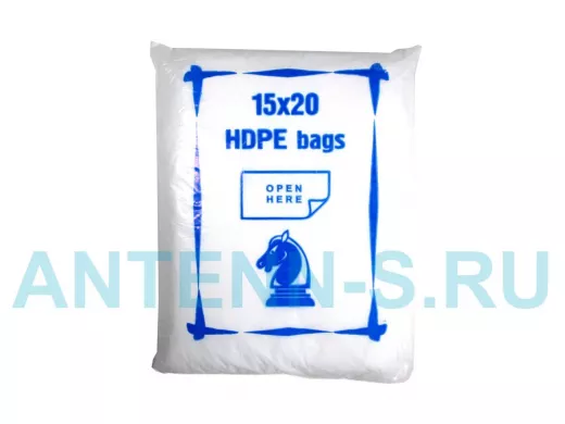 Пакет фасовочный 15х20 евро 6 мкм ПНД ЭКОНОМ Ш  (1000шт./уп) (цена за 1уп)