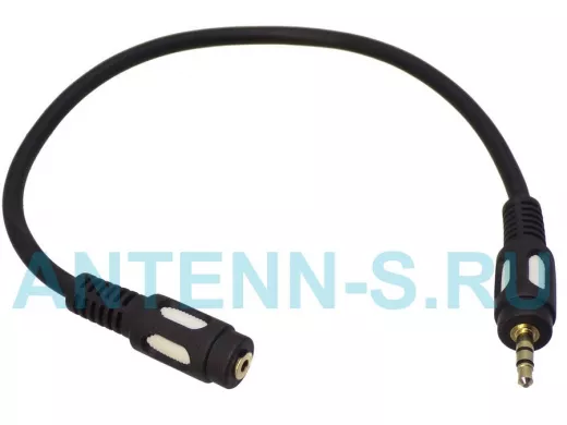 Шнур шт-3,5 х 1гн-2,5 0,30 м stereo (gold plastik) "Premier" 5-133-4 0,3