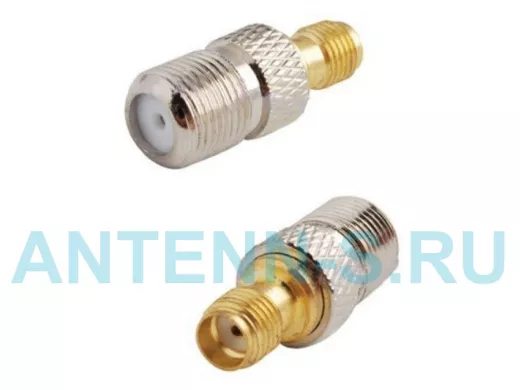 Переходник SMA (female, гнездо) - F (female, гнездо)