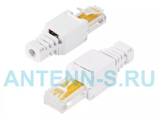 Штекер 8P8C RJ45  быстрозажимной ручной REXANT