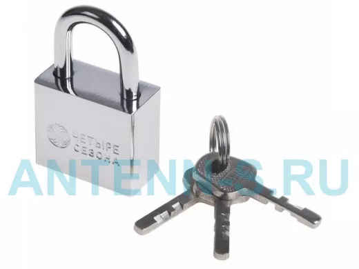 Навесной замок 30 мм сталь "Четыре сезона" 79-0033