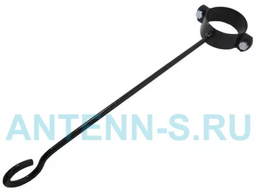 Держатель для кашпо  и вазона с цветами металлический на трубу диаметром 50 мм 